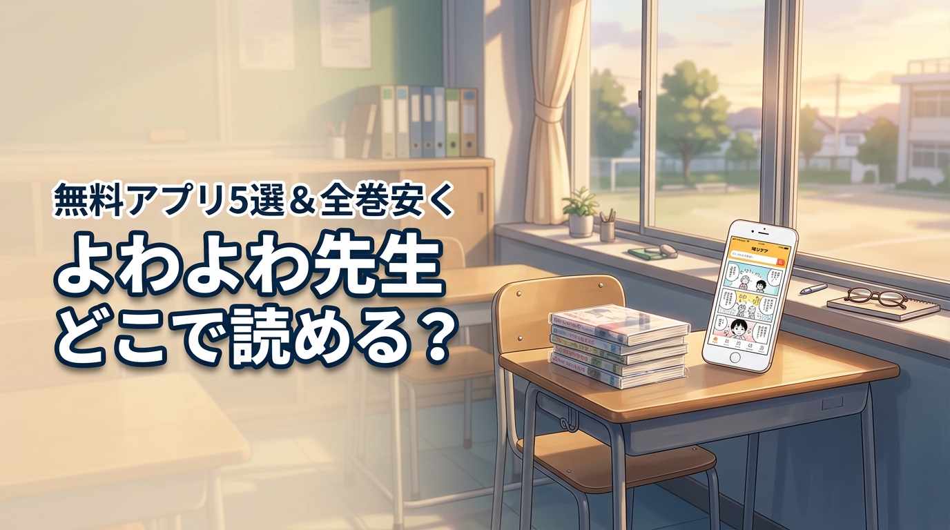 よわよわ先生はどこで読める?無料で読めるアプリ5選と全巻安く買う方法