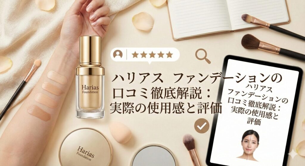 ハリアス ファンデーションの口コミ徹底解説：実際の使用感と評価