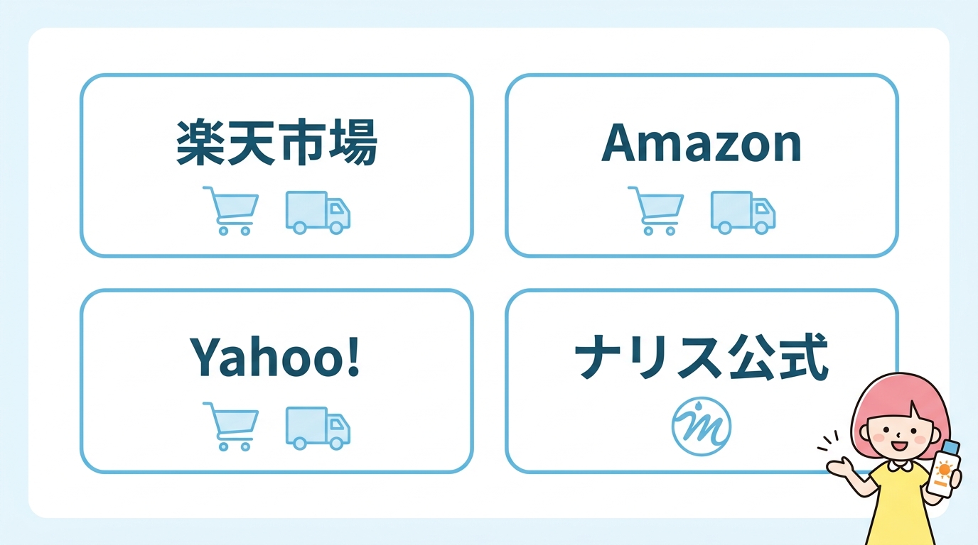 オンライン通販で日焼け止めを買う