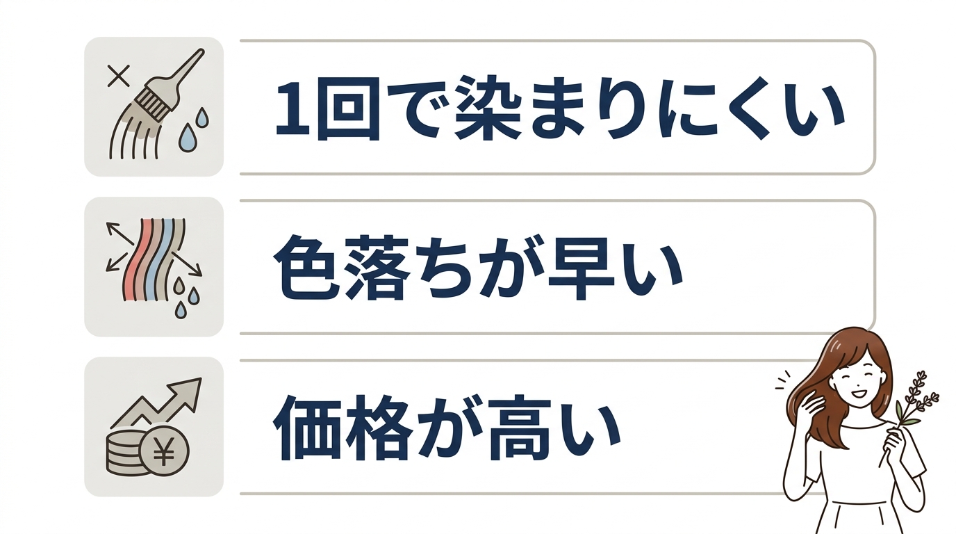 hana オーガニックの悪い口コミ3つ
