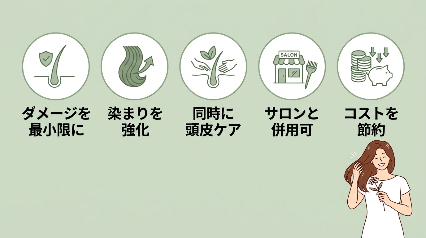 hana オーガニックを使うメリット5つ