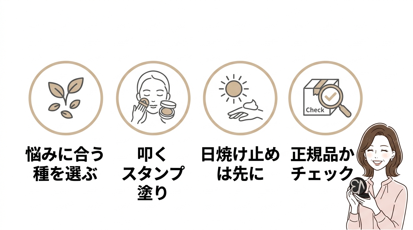 50代に合うv3 ファンデーションの選び方とコツ