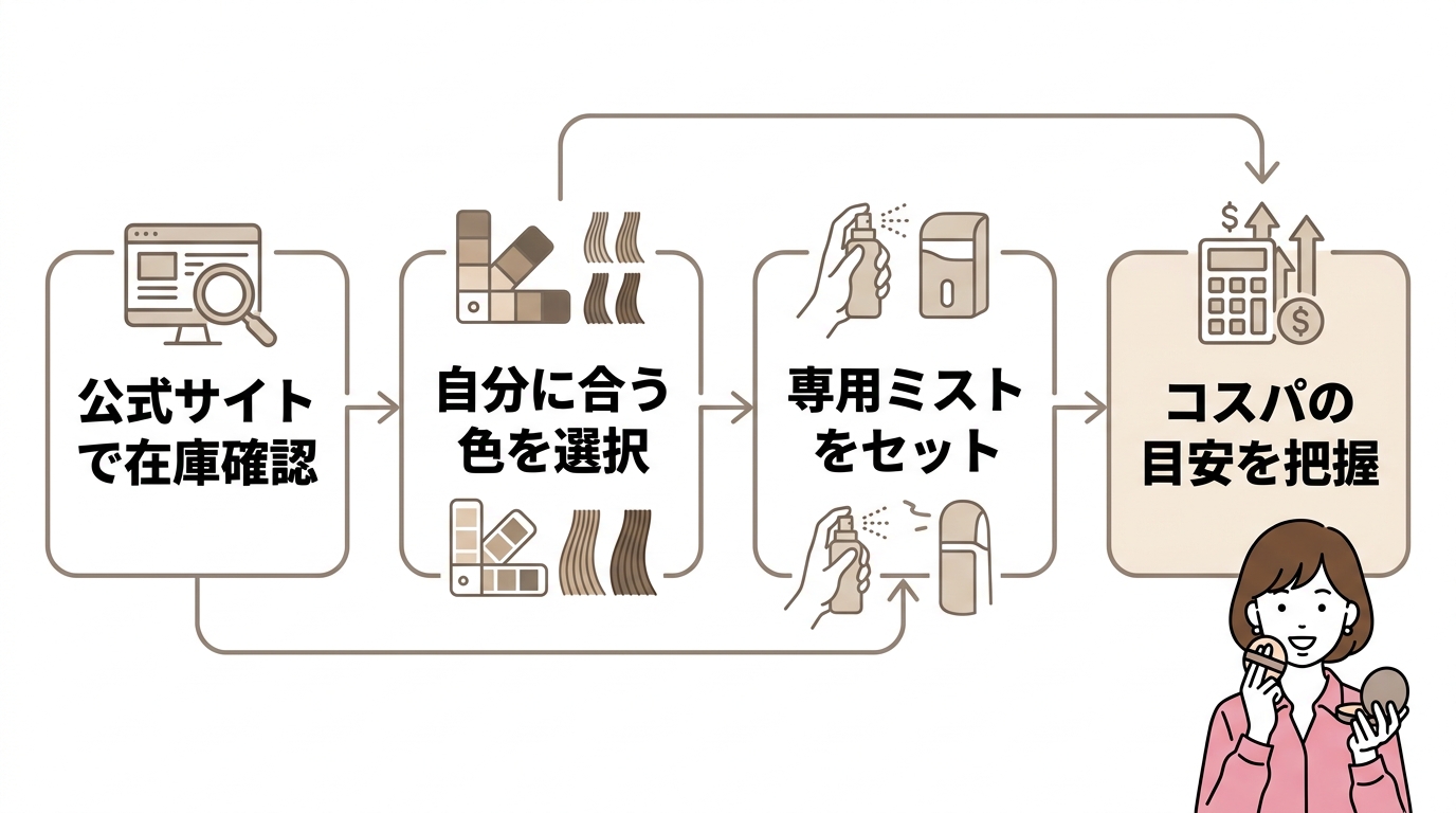 tofuヘアファンデーションを確実に手に入れる方法