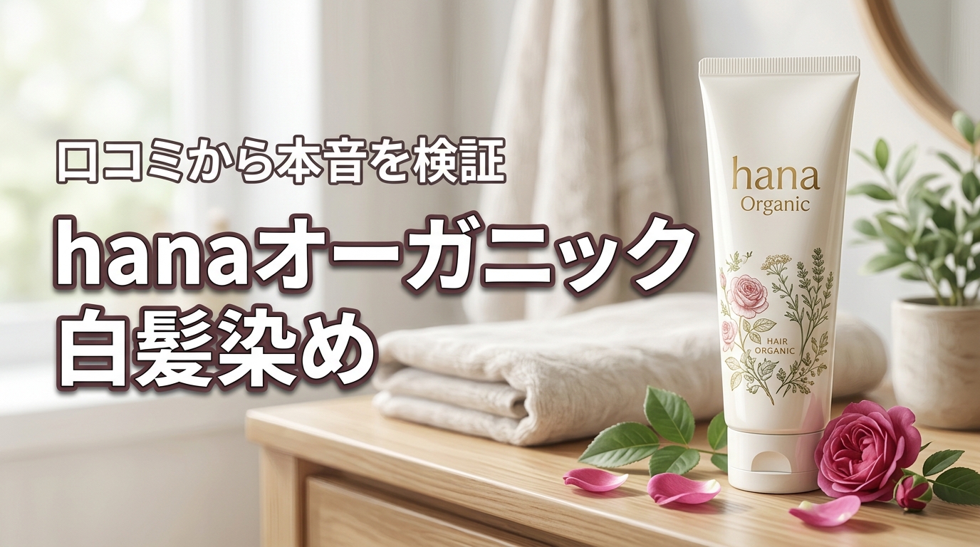 hanaオーガニックの白髪染めは染まらない？実態を口コミから本音で検証